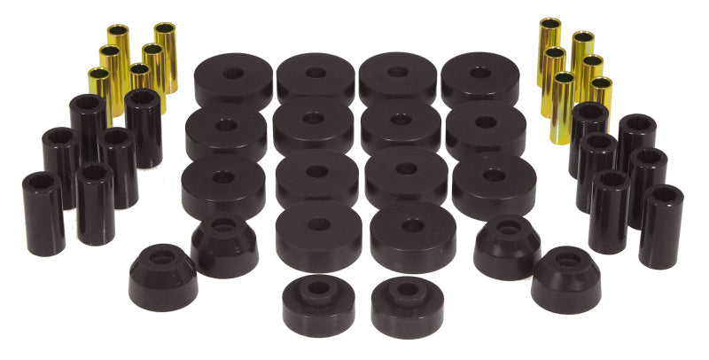 Prothane 55-75 Jeep CJ5/7 Total Kit - Black Prothane Bushings - Full Vehicle Kits AXOPROS
