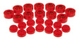 Prothane 63-91 Jeep Wagoneer Body Mount - Red Prothane Bushing Kits  AXOPROS