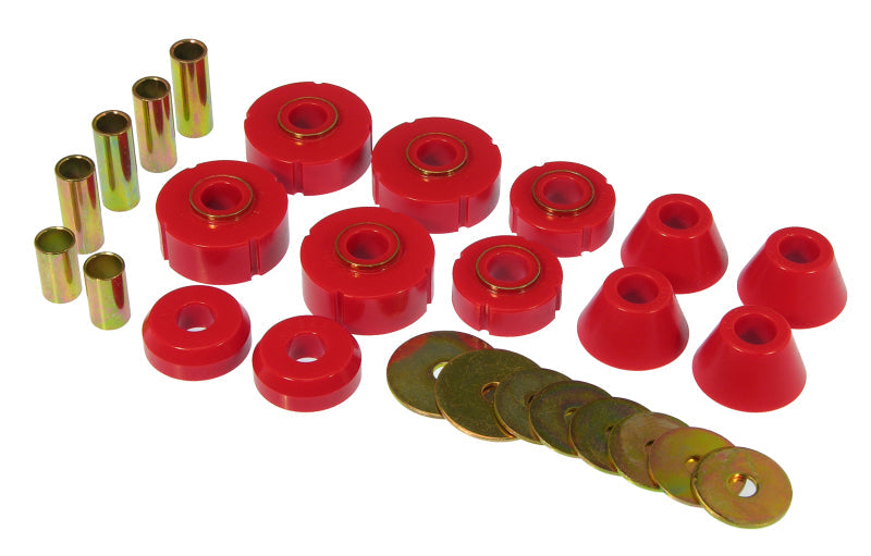 Prothane 67-72 Chevy C10 Body Mount Kit - Red Prothane Bushing Kits AXOPROS