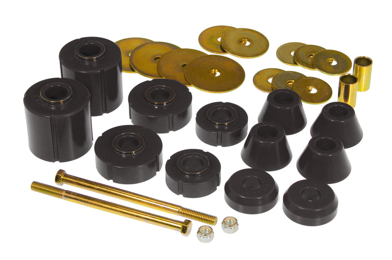 Prothane 67-72 GM Body Mount 12 Bushing Kit - Black Prothane Bushing Kits AXOPROS