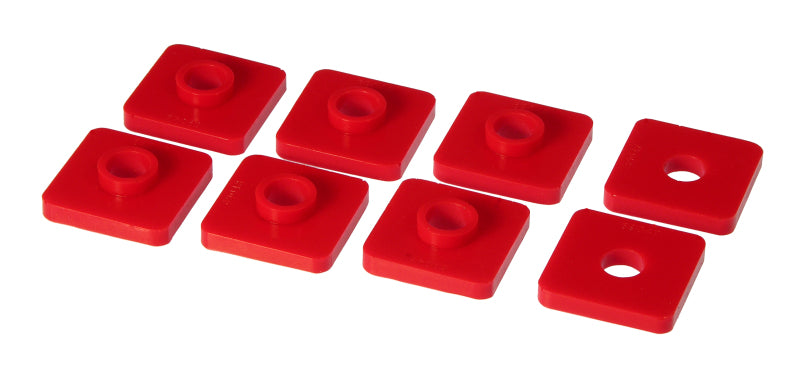 Prothane 74.5-80 MG MGB Front Crossmember Mounts - Red Prothane Bushing Kits AXOPROS