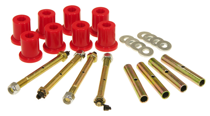 Prothane 76-86 Jeep CJ5/7/8 Rear Shackle Bushings - Red Prothane Bushing Kits  AXOPROS