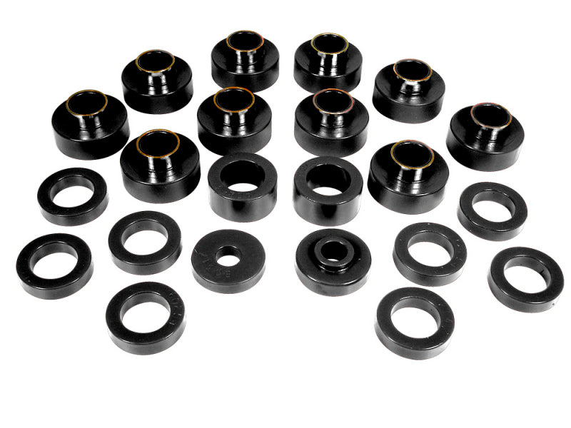 Prothane 81-86 Jeep CJ8 Body Mount - Black Prothane Bushing Kits AXOPROS