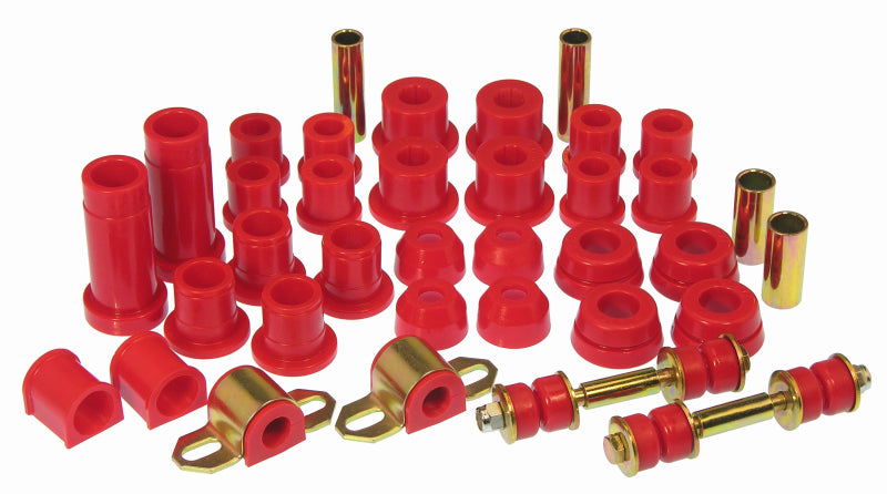 Prothane 84-88 Toyota Truck 2wd Total Kit - Red Prothane Bushings - Full Vehicle Kits AXOPROS