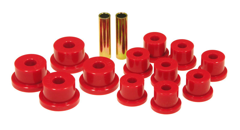 Prothane 85-88 Suzuki Samurai Spring & Shackle Bushings (OEM Shackles) - Red Prothane Bushing Kits AXOPROS