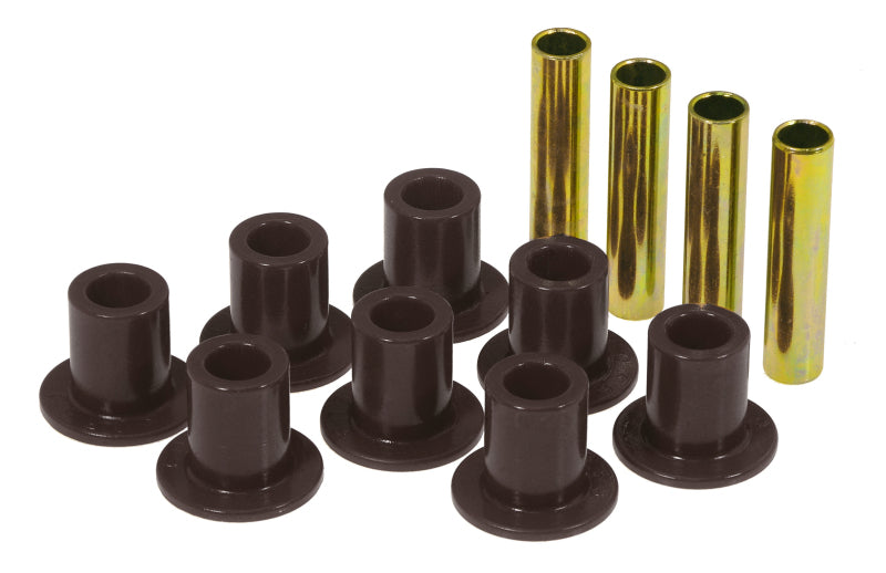 Prothane 87-96 Jeep Front Spring & Shackle Bushings - Black Prothane Bushing Kits  AXOPROS