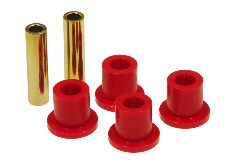 Prothane 87-96 Jeep Wrangler Front or Rear Frame Shackle Bushings - Red Prothane Bushing Kits AXOPROS