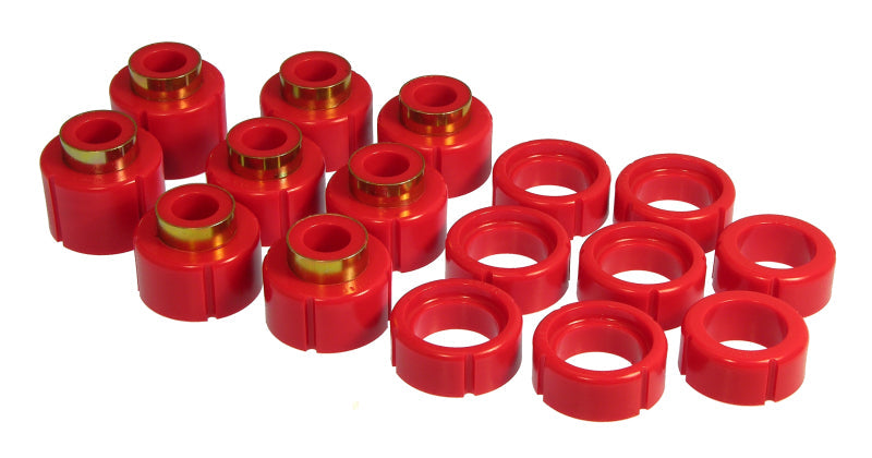Prothane 88-98 GM Extra Cab 2/4wd Cab Mount - Red Prothane Bushing Kits AXOPROS
