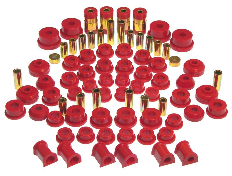 Prothane 95-99 Mitsubishi Eclipse Total Kit - Red Prothane Bushings - Full Vehicle Kits AXOPROS