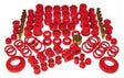 Prothane 97-06 Jeep TJ Total Kit - Red Prothane Bushings - Full Vehicle Kits  AXOPROS