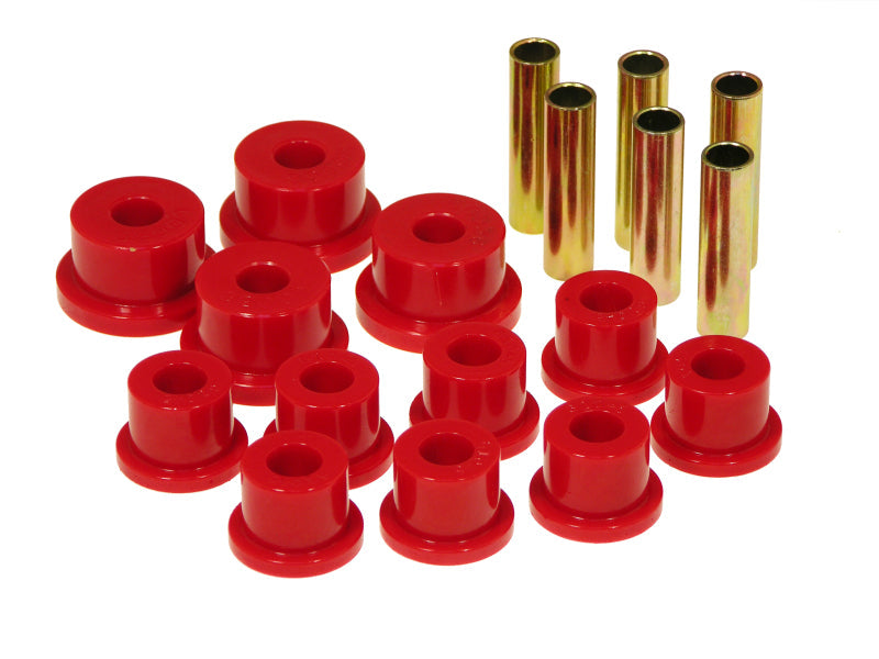 Prothane Suzuki Samurai Spring & Shackle Bushings (Aftermarket Shackles) - Red Prothane Bushing Kits AXOPROS