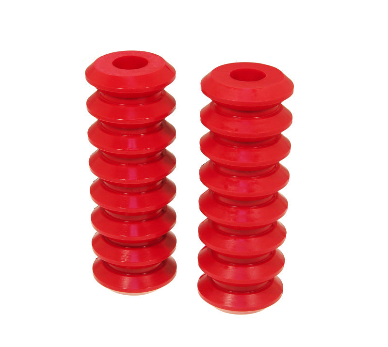 Prothane Universal Coil Spring Inserts - 10.5in High - Red Prothane Spring Insulators AXOPROS
