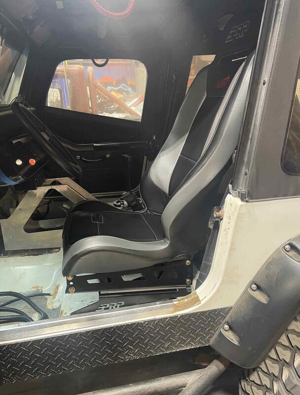 PRP Jeep CJ7/YJ Seat Mounts (Complete Pedestal) - Pair PRP Seats Seat Brackets & Frames AXOPROS