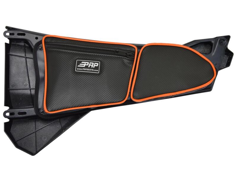 PRP Polaris RZR Front Door Bag with Knee Pad (Driver Side)- Black PRP Seats Bags - Bike Bags AXOPROS
