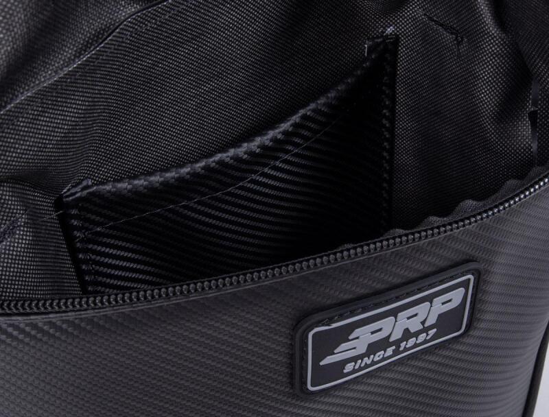 PRP Polaris RZR Front Door Bag with Knee Pad (Driver Side)- Black PRP Seats Bags - Bike Bags AXOPROS