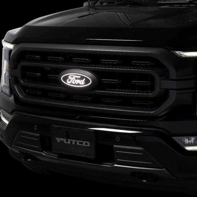 Putco 15-17 Ford F-150 Front Luminix Ford LED Emblem - Fits bar Style Grillee Putco Light Bars & Cubes  AXOPROS