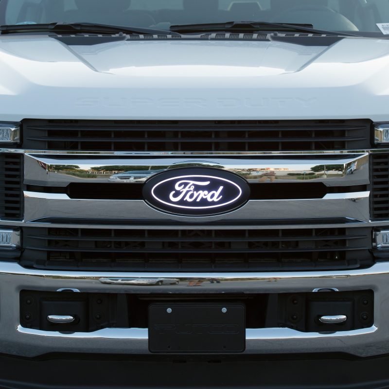 Putco 20-22 Ford Super Duty LED Front Emblem w/ Camera Cutout Putco Light Bars & Cubes AXOPROS