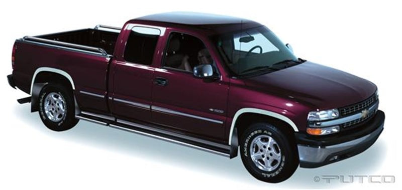 Putco 88-98 Chevrolet CK / Silverado (Incl Sportside) - Full w/o Flares Stainless Steel Fender Trim Putco Exterior Trim AXOPROS