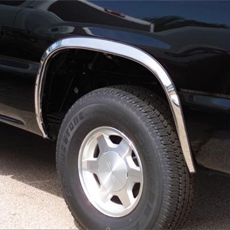 Putco 88-98 Chevrolet CK / Silverado (Incl Sportside) - Full w/o Flares Stainless Steel Fender Trim Putco Exterior Trim AXOPROS