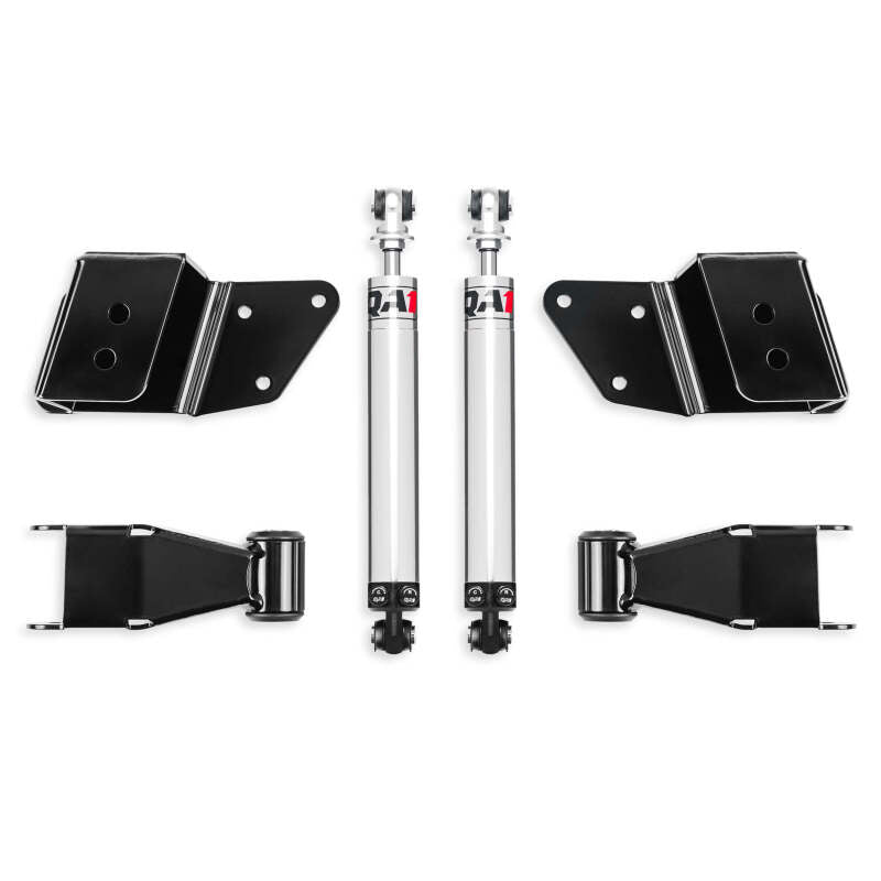 QA1 99-06 Chevrolet Silverado 1500 2WD Short Bed Double Adjustable 2-4in Rear Drop Kit QA1 Lowering Kits AXOPROS