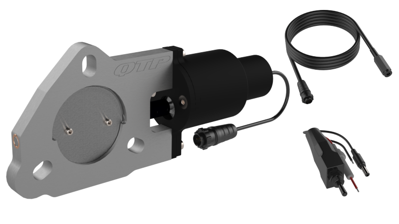 QTP 2.25in Bolt-On QTEC Electric Cutout Valve - Single QTP Exhaust Cutouts AXOPROS