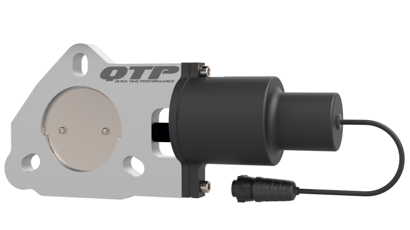 QTP 2.5in Bolt-On QTEC Electric Cutout Valve - Single QTP Exhaust Cutouts AXOPROS
