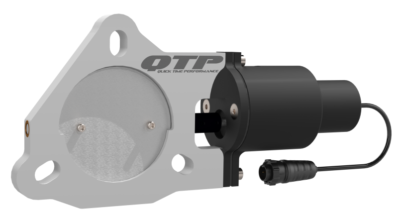 QTP 3in Bolt-On QTEC Electric Cutout Valve - Single QTP Exhaust Cutouts  AXOPROS