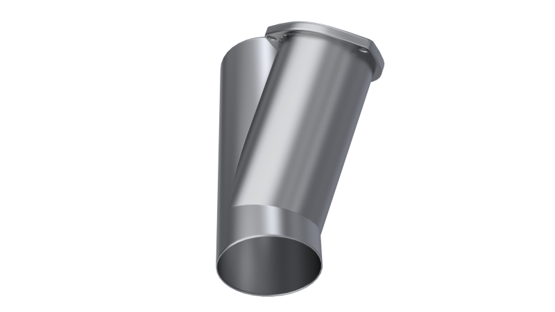 QTP 4in Weld-On QTEC Exhaust Cutout Y-Pipe QTP Y Pipes  AXOPROS