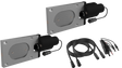 QTP Bolt-On QTEC Dual Low Profile Oval Electric Cutout Valves - Pair QTP Exhaust Cutouts  AXOPROS