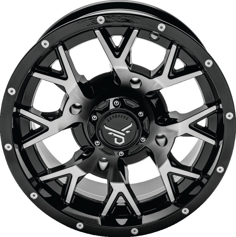 QuadBoss Barbwire 14X7 - 4+3 - 4/156 - Machined QuadBoss Wheels - Cast AXOPROS