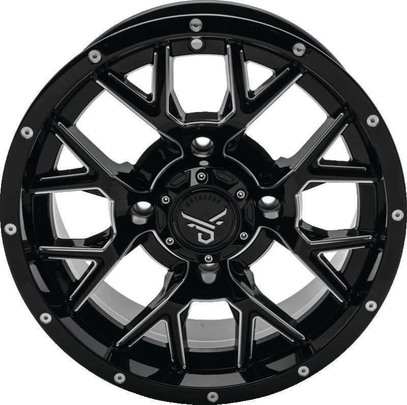 QuadBoss Barbwire 14X7 - 5+2 - 4/137 - Milled QuadBoss Wheels - Cast AXOPROS