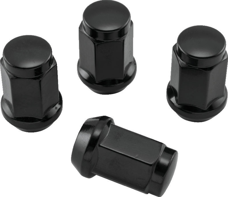 QuadBoss Lug Nuts 12x1.5 - 17mm-Od - Black - Box of 4 QuadBoss Lug Nuts  AXOPROS