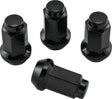 QuadBoss Lug Nuts 3/8in 24 - 14mm-Od - Black - Box of 4 QuadBoss Lug Nuts  AXOPROS