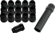 QuadBoss Spline Lug Nuts 12x1.25 - Black QuadBoss Lug Nuts  AXOPROS