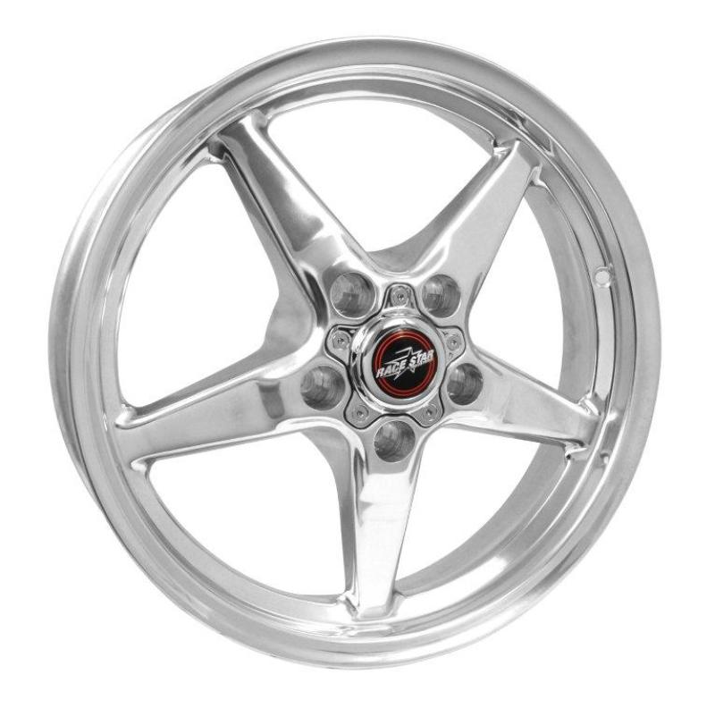 Race Star 92 Drag Star 17x4.50 5x4.50bc 1.75bs Direct Drill Polished Wheel Race Star Wheels - Cast AXOPROS