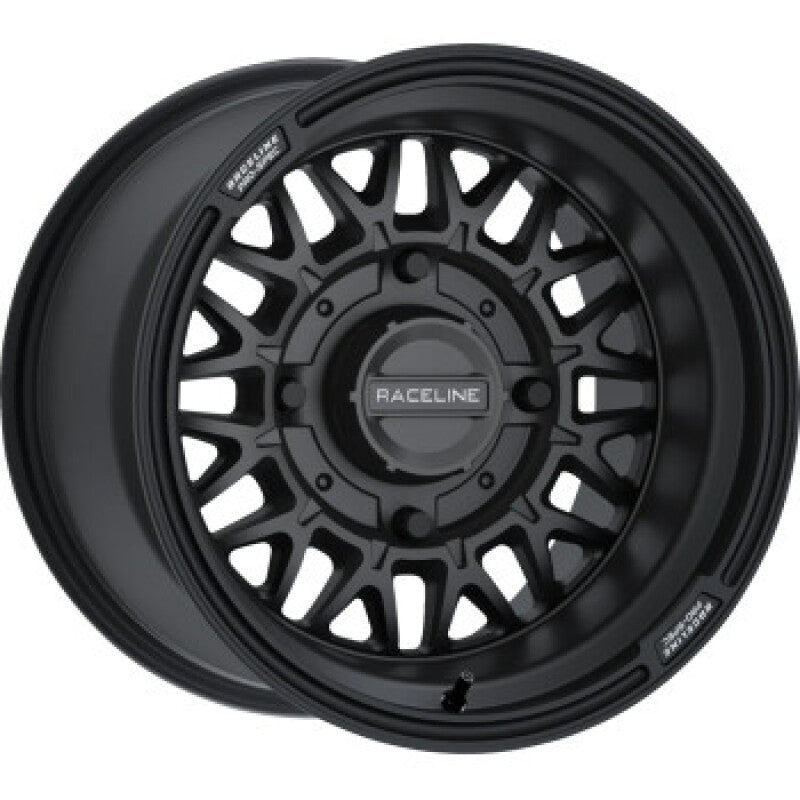 Raceline A13B Omega 15x7in/4x137 BP / 10mm Offset /110.18mm Bore - Satin Black Wheel Raceline Wheels - Cast AXOPROS