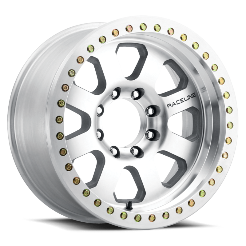 Raceline RT260M Avenger 17x9in / 8x170 BP / -12mm Offset / 130.81mm Bore - Machined Beadlock Wheel Raceline Wheels - Cast AXOPROS