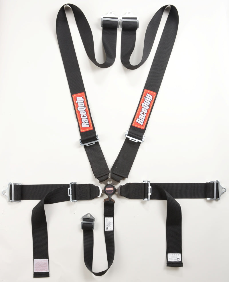 RaceQuip Black SFI CAMLOCK 5pt PD Lap Seat Belt Racequip Seat Belts & Harnesses AXOPROS