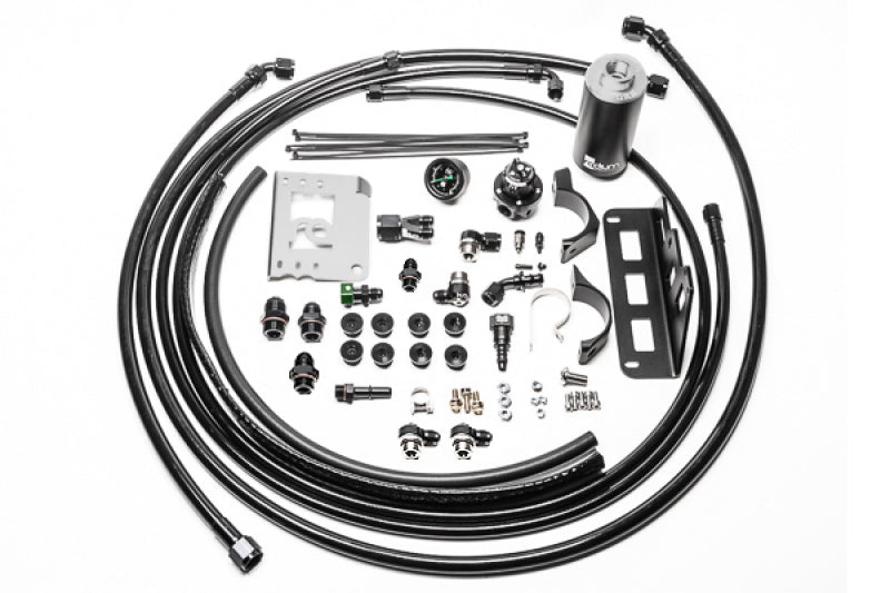 Radium Engineering 08-15 Cadillac CTS-V Fuel Hanger Plumbing Kit - Stainless Filter Radium Engineering Fuel Pump Hangers  AXOPROS