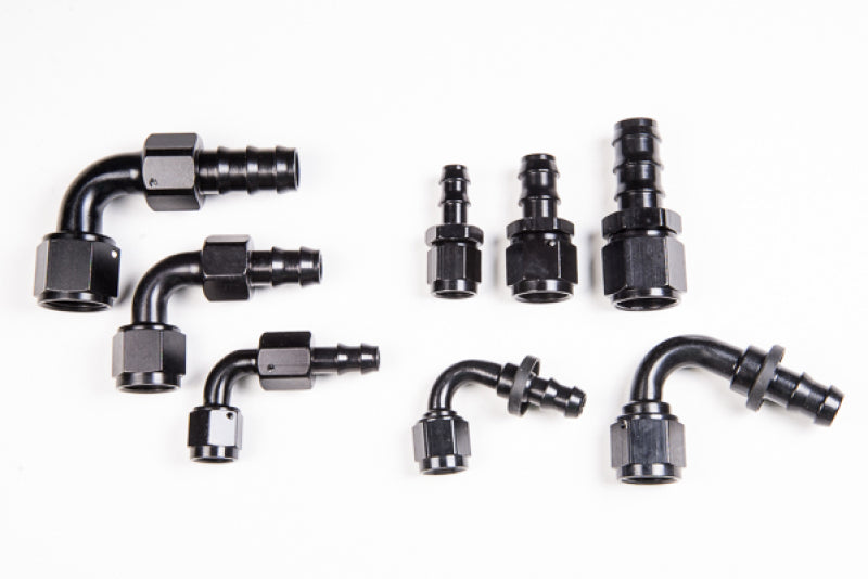 Radium Engineering 10AN Straight Pushlok Hose End Radium Engineering Fittings AXOPROS