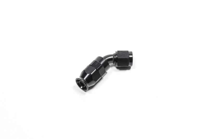 Radium Engineering -6AN 45 Degree PTFE Hose End - Black Radium Engineering Fittings AXOPROS