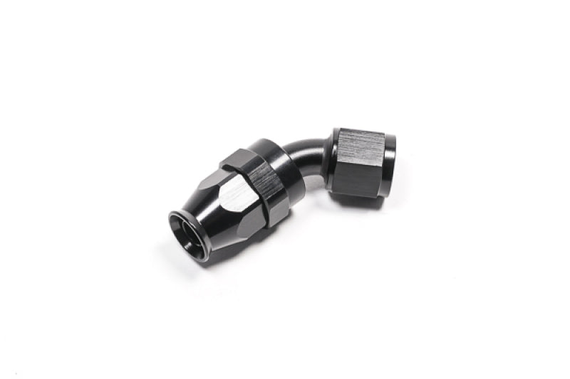 Radium Engineering -8AN 45 Degree PTFE Hose End - Black Radium Engineering Fittings AXOPROS