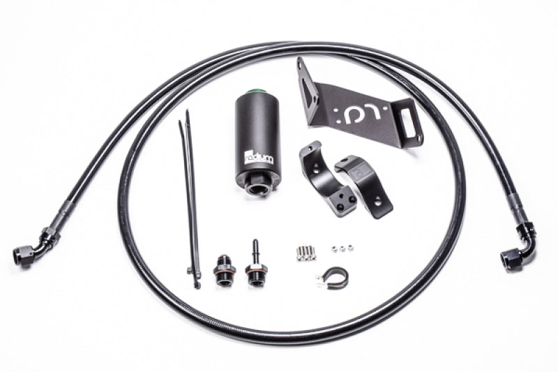 Radium Engineering BMW E9x Fuel Hanger Feed w. Stainless Filter Radium Engineering Fuel Pump Hangers  AXOPROS