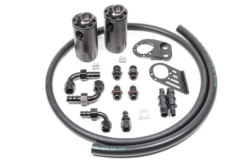 Radium Engineering Dual Catch Can Kit Fiesta ST Fluid Lock Radium Engineering Oil Catch Cans AXOPROS