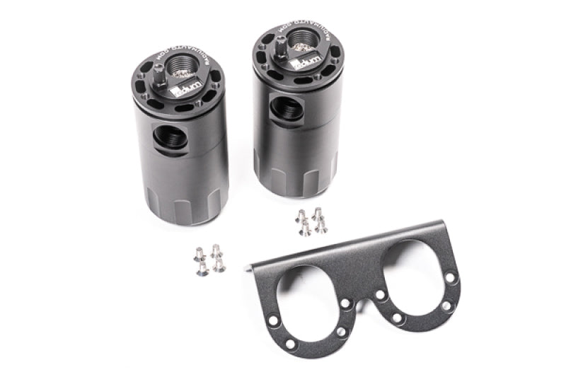 Radium Engineering Dual Universal Catch Can Kit - Fluid Lock Radium Engineering Oil Catch Cans AXOPROS