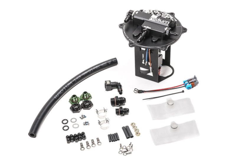 Radium Engineering EVO 7/8/9 Fuel Pump Hanger For Walbro F90000267/274/285 - Pumps Not Included Radium Engineering Fuel Pump Hangers  AXOPROS