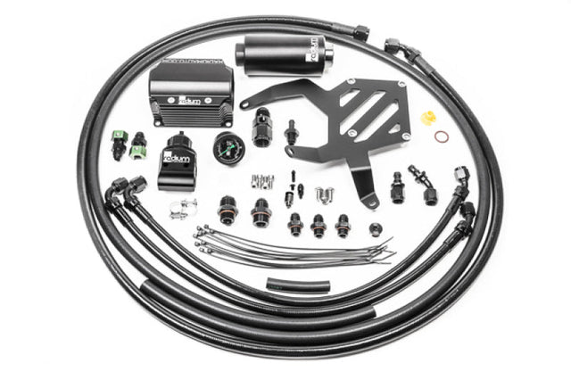 Radium Engineering FR-S/BRZ/GT86/GR86 Fuel Hanger Plumbing Kit w/ Stainless Filter Radium Engineering Fuel Pump Hangers  AXOPROS
