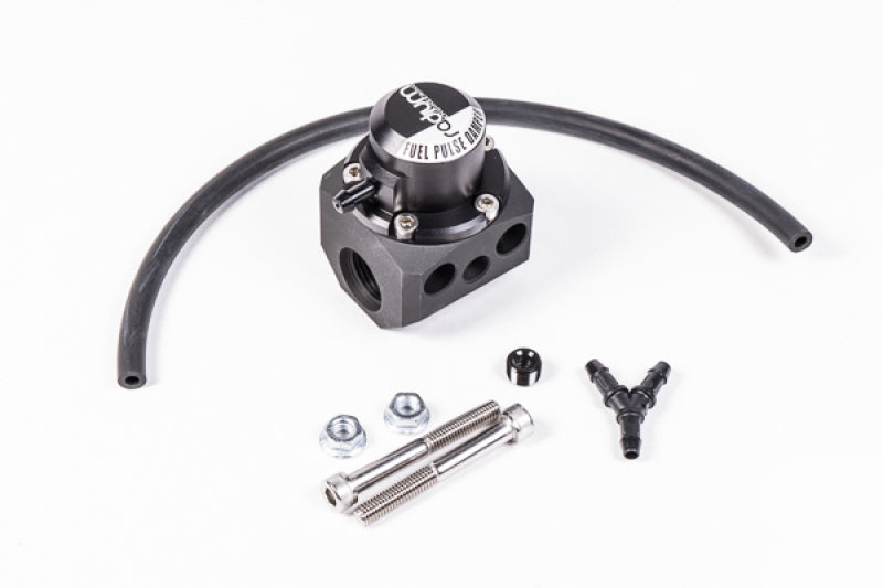 Radium Engineering Fuel Rail In Line Extra Range Pulse Damper 8AN Radium Engineering Fuel Components Misc  AXOPROS