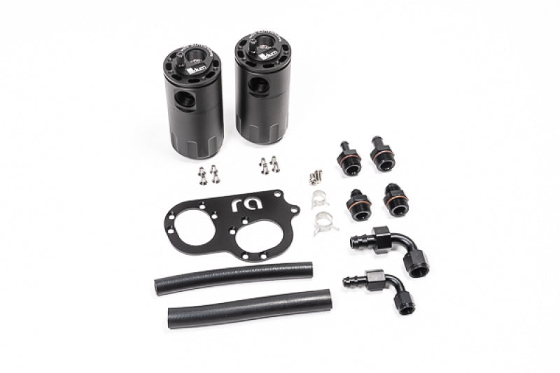 Radium Engineering Lotus Elise/Exige (2ZZ-GE) Dual Catch Can Kit Fluid Lock Radium Engineering Oil Catch Cans AXOPROS