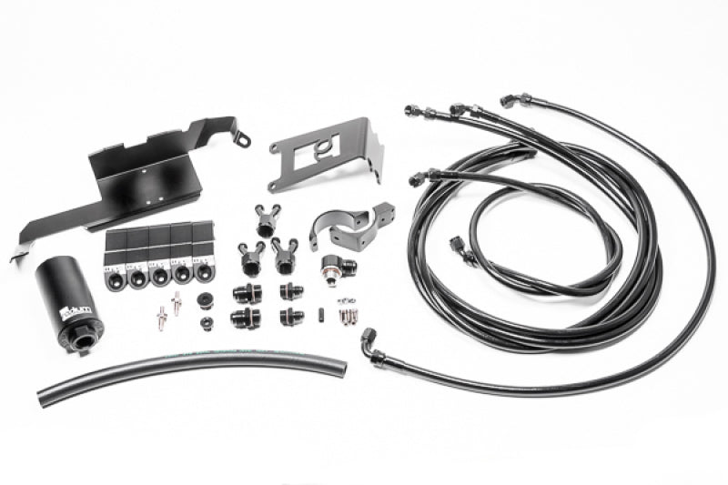 Radium Engineering Nissan R35 GT-R Fuel Hanger Feed Kit - Stainless Radium Engineering Fuel Pump Hangers  AXOPROS
